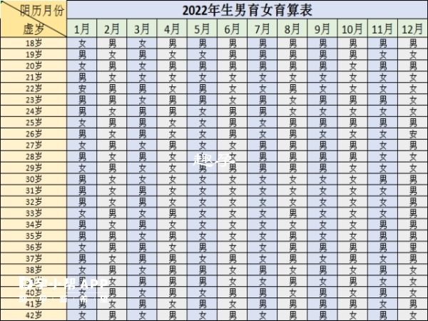 2022年最新的清宫图表